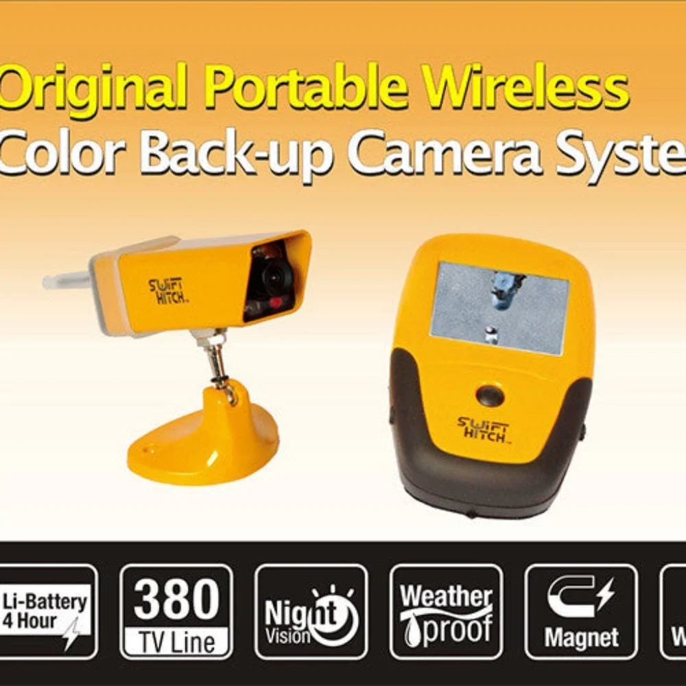 Swift Hitch Portable Wireless Camera System with Infrared Night Vision